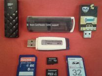 USB-накопители/флешки,карты памяти,картридер