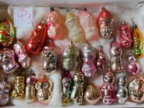 Елочные игрушки Шары, Фигурки из сказок, СССР