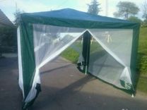Тент шатер павильон 3х3 м новый с антимос. сеткой
