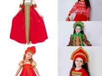 Русские-народные костюмы для девочек прокат и прод
