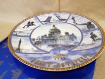 Декоративная сувенирная тарелка Санкт-Петербург