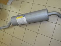 Глушитель газ-3309 с переходной и выхлопной трубой