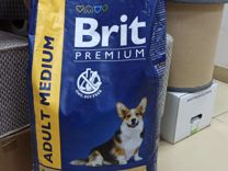 Корм Brit M для собак средних пород 15 кг. мешок