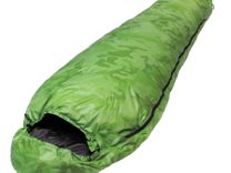 Спальный мешок пуховый 210х80см (t-20C) зеленый