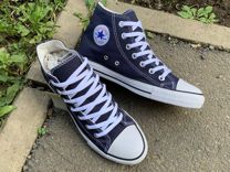 Кеды Converse синие высокие с 38 по 45