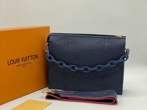 Новая женская сумка клатч Louis Vuitton синяя