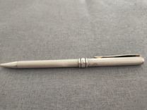 Серебряная ручка aurora с чехлом