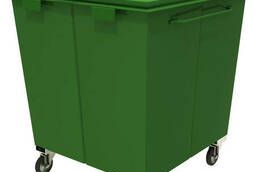 Контейнер для мусора (ТБО) 0, 75м3 с крышкой и колесами 1, 5мм