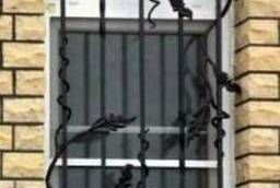 Forged grilles on windows manufacturer