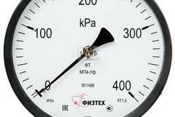 Technical pressure gauge showing MP4 Uf