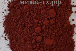 Cherry-colored pigment for concrete (red lead iron)