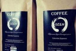 Зерновой обжаренный кофе Dzen от 1 кг