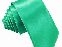 Новые узкие мятные галстуки-селедки (5см)
