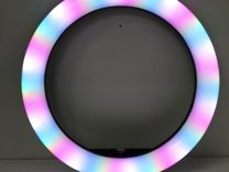 Цветная кольцевая лампа MJ33 LED