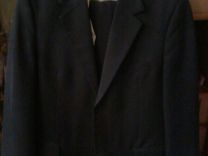 Пиджак (костюм) мужской черный вельвет. Аренда