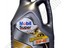 Масло Mobil Super 3000 5w40 синтетика 4л