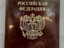 Обложка на паспорт прозрачная с файлами