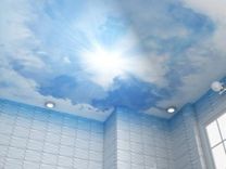 Потолочные панели пвх для ванной Novita «Облака»