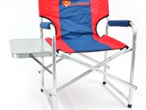 Кресло кедр supermax складное (алюминий) со столик