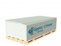 Гипсокартон Gyproc Стронг 2500х1200х15мм