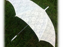Свадебный зонт айвори