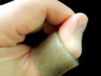 Кольцо на большой палец из нефрита - лучник