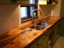 Кухонные столешницы из массива дерева изготовление