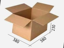 Четырехклапанная картонная коробка