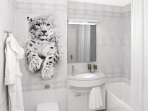 Панели пвх панда для ванной «Белые кружева»