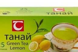 Чай Танай зеленый с ароматом лимона