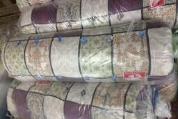 Cotton wool mattress (in coarse calico) 160x190
