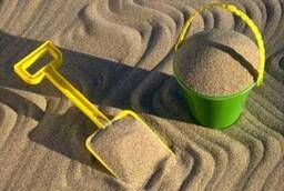 Песок в мешках и навалом — мытый и сеяный