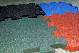 Rubber tile Puzzle 500x500x20mm
