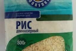 Рис длиннозерный Выгодная  1с 800г пл/пак