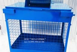 Mesh container 0 .8m3 for separate waste collection