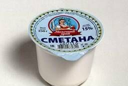 Sour cream, m. F. 15%, 250g, GOST