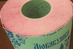 Toilet paper Lyubavushka Standard 55 with pink sleeve