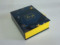 Подарочная коробка-книжка с лентами, 24.5 x 19 x 7