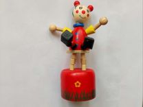 Сувенир СССР игрушка подвижная девочка кукла