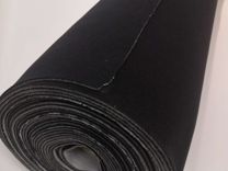 Автомобильная потолочная ткань велюр черный