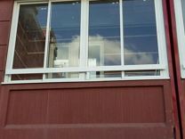 Окно алюминиевое на балкон/остекление балкона