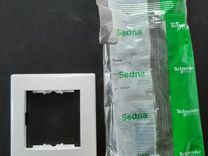 Рамка Schneider Electric Sedna на 1 пост, белый
