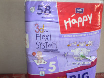 Подгузники Happy Bella-beby/Flexi System/Bik PAK