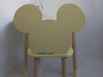 Детский стол круглый и стул Микки Маус