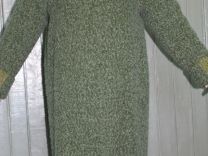 Пальто букле (полупальто) зеленое 52р-ра
