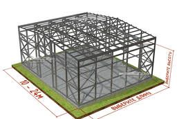 Steel structures (Frames, hangars, Farms, industrial premises