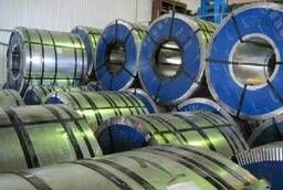 Coiled steel from warehouse