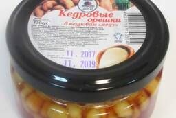Ядро кедрового ореха в кедровом меду 1кг из Сибири - ХМАО