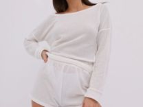 Пижама женская кроп-топ с шортами