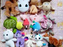 Много игрушек,мягкие, пластиковые, развивающие